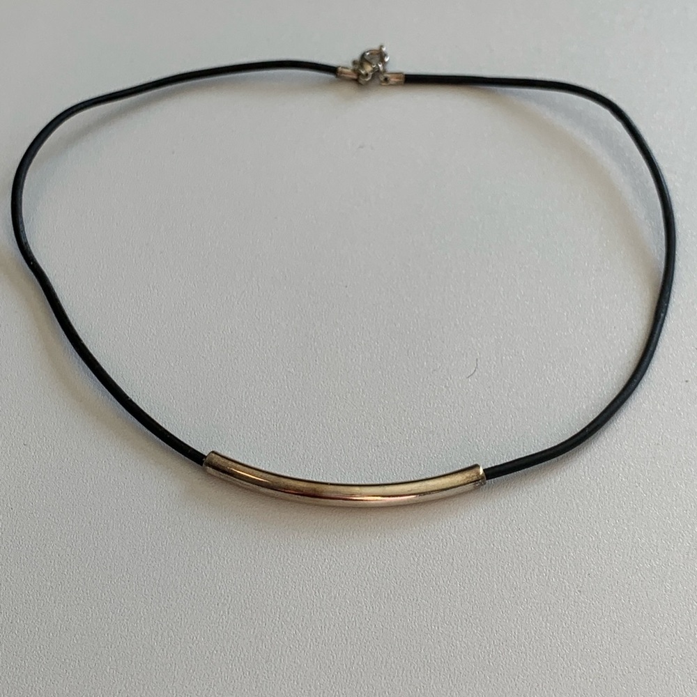 Silver Plated Choker Necklace - Picture 5 of 5